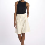 PEONY SUE short misto lino IO115171 WH014 ivy oak 