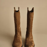 Texano CLAURYS camoscio alto. CLAURYS MARRON ba&sh 