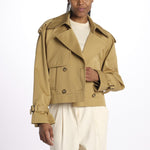 Trench corto IO119118 BE455 ivy oak 