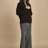 cardigan collo a scialle D251016S 220036 T.MORO milaura 