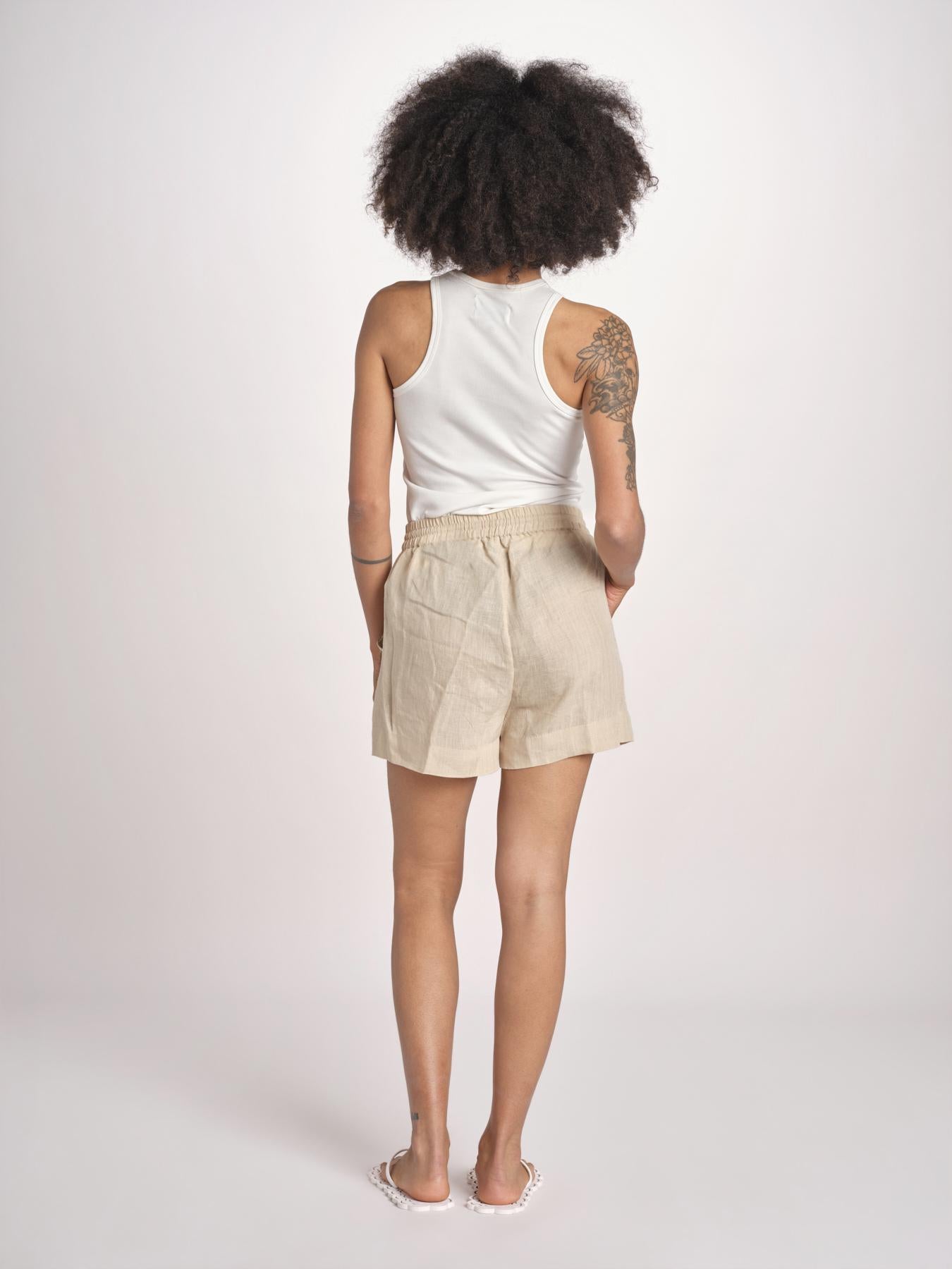 short con giraffe BE24865 BEIGE benaras soleil 