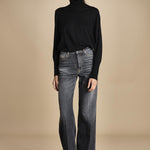 denim lungo diritto CLARA OPENBLACK true avenue 