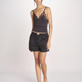 top in satin e pizzo BRIA L25103246 BLACK 900 love stories 