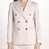 doppiopetto sei bottoni in cotone DELIA 33055 54 quelledue 