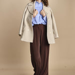 camicia con collo guru 15T533CO289 P231 LIGHT BLUE ines de la fressange 