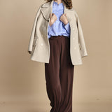 camicia con collo guru 15T533CO289 P231 LIGHT BLUE ines de la fressange 