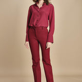 camicia da uomo in seta JOE  JF009423 0518 RUBY joseph 