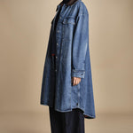 cappotto in denim MARY MEDIUMWASH true avenue 