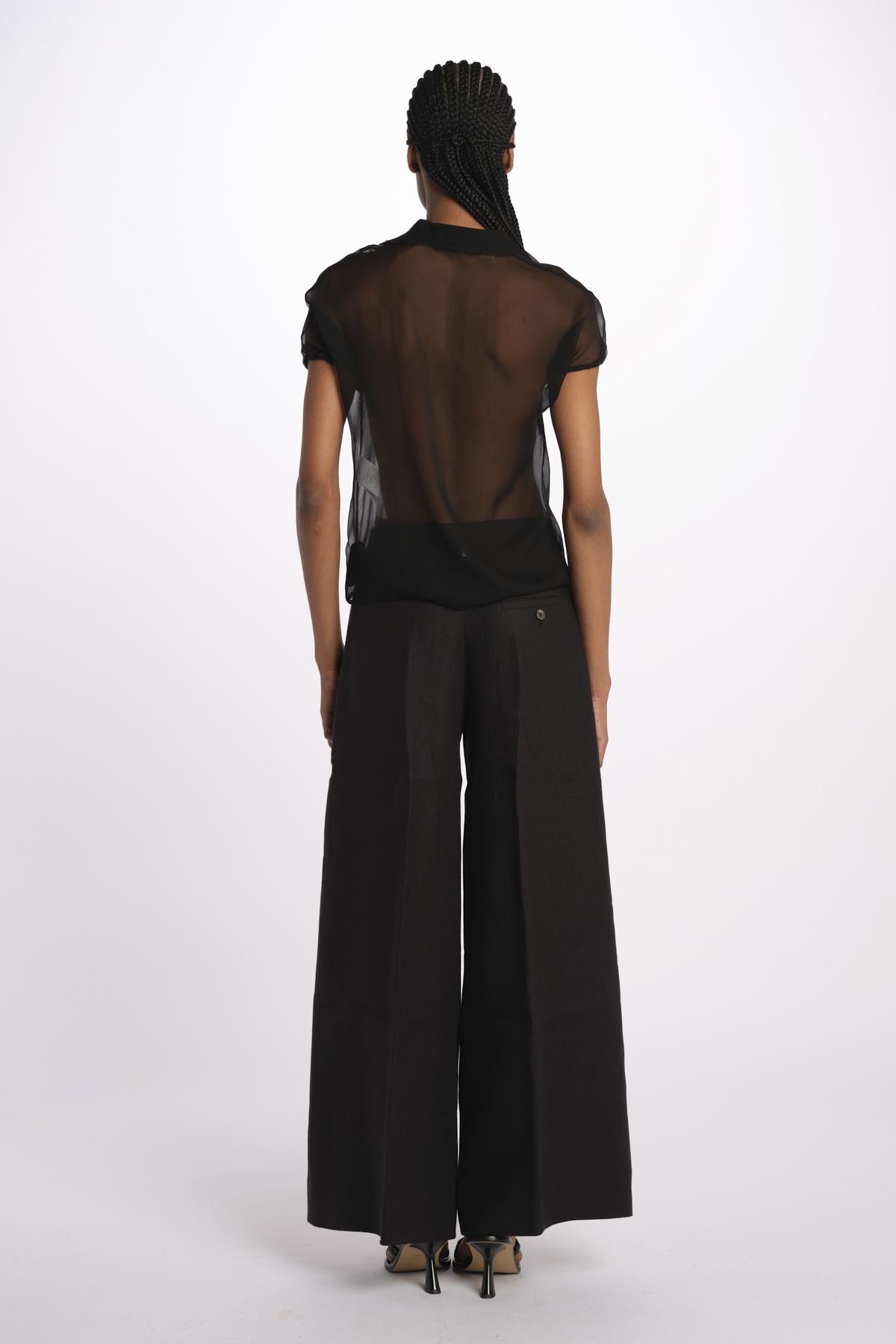 Camicia m/c chiffon G082 5586 9000 n21 