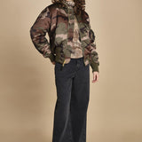 bomber unisex in nylon camouflage 756111C MA-408 CAMO alpha 