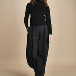 pantalone largo stretto sul fondo TLW03116W0206ABTPB BLACK T0002 the latest 
