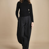 pantalone largo stretto sul fondo TLW03116W0206ABTPB BLACK T0002 the latest 