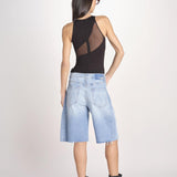 body trasparente asimmetrico FRONT ROW NERO undress code 