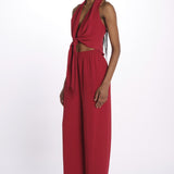 Top con nodo 41352-412 LAMPONE federica tosi 