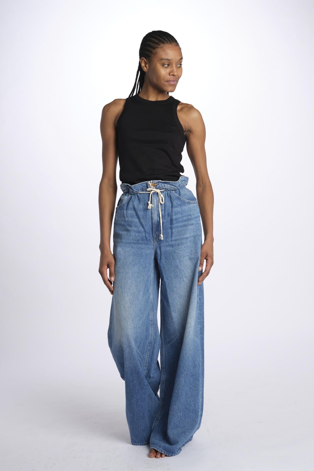 Denim SNACKS over con coulisse THEDOGGIEBAGHEEL11298-1321 THEDOGGIEBAGHEEL 11298-1321 mother 
