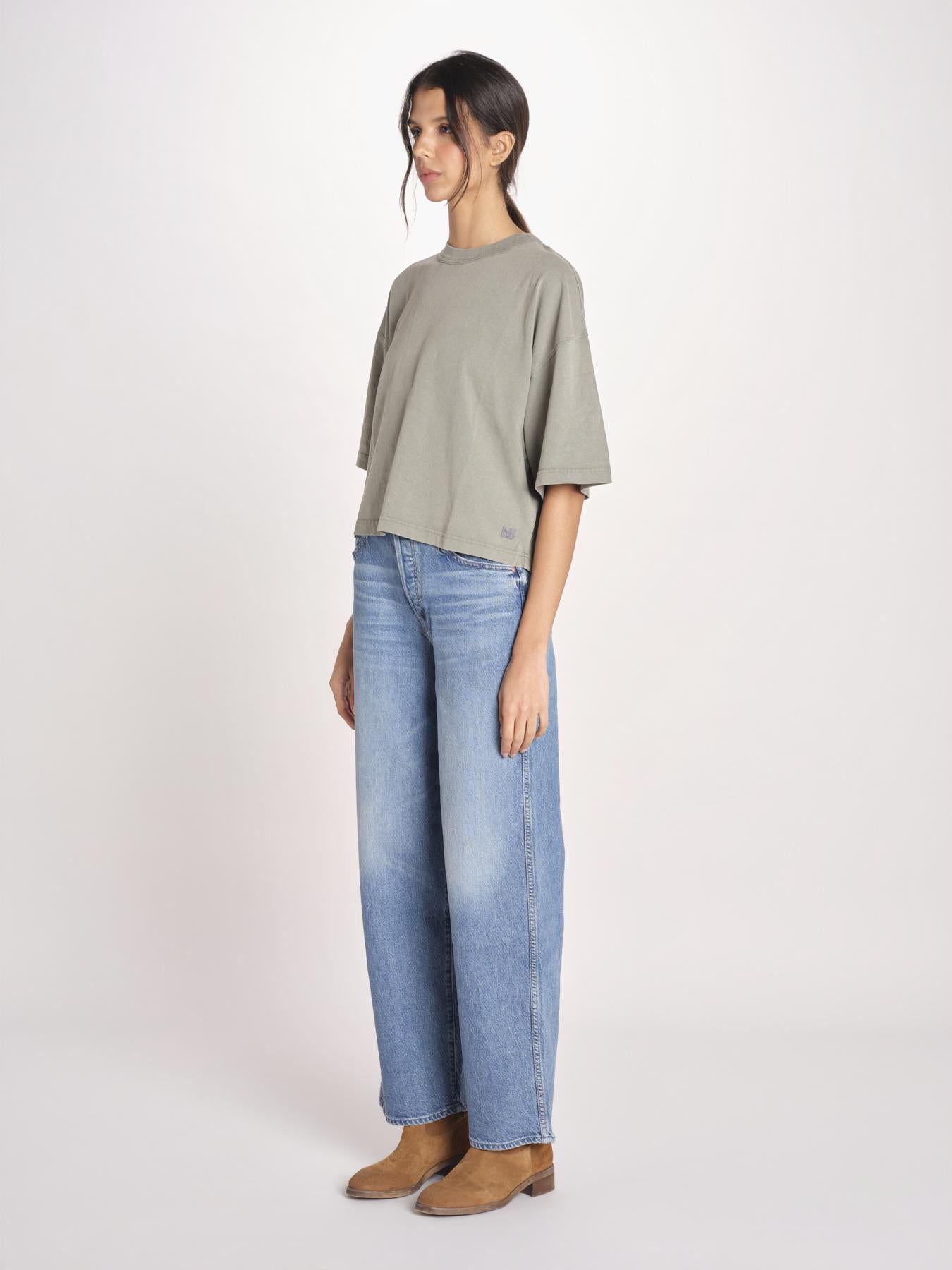 t-shirt over VOSS61 T1473_PS26 721 OXYD GREY bellerose 