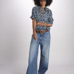 camicia GSPRO-02I NAVY terre rouge 