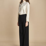 pantalone palazzo fresco lana VISIVO 2525136031600 GRIGIO weekend maxmara 