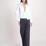 pantalone 5 tasche PIA CONFORTBULL NAVY BLUE true avenue 