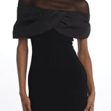  MAEVE KNIT MINI BLACK rebecca vallance 