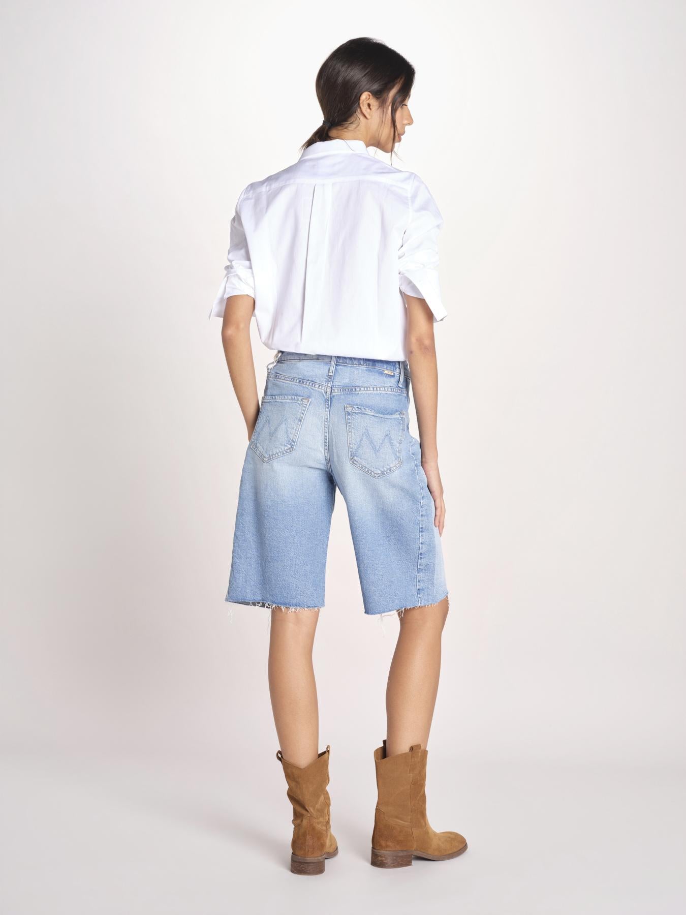 bermuda in denim 4128-1296 OWE SOW SURREAL mother 