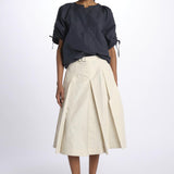 Gonna UTILITY pieghe taffetas 36118LCE STONE phillip lim 