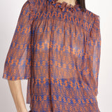 camicia con arricciature KBL0137 TE0271 kristina ti 