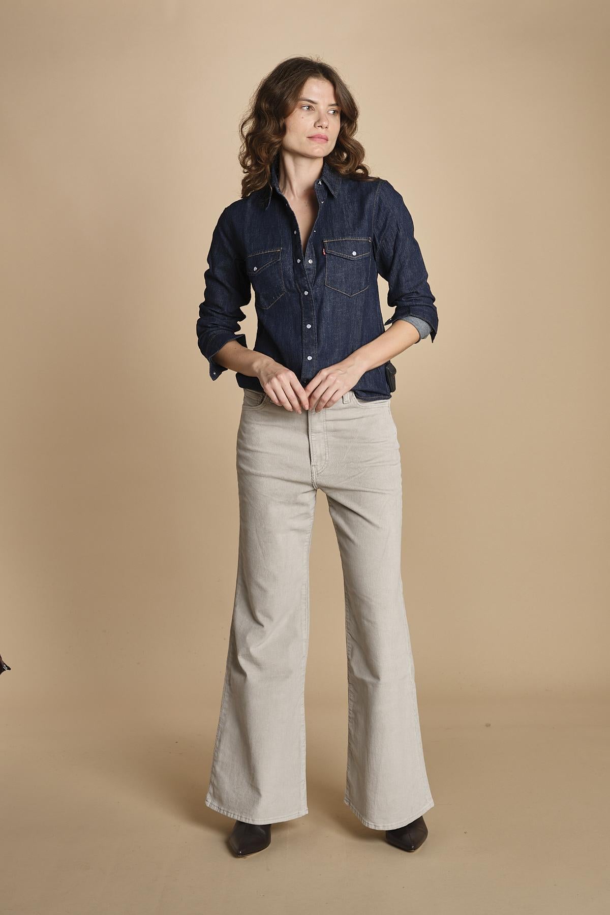 camicia in denim ICONIC WESTERN 16786 0101 levi's 