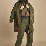 gilet reversibile in nylon e ecopelliccia JENSA CBA COMBO bellerose 