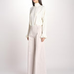 pantalone largo con nervature ORIANA 540 54 85 PABBLE quelledue 