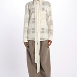 Camicia Jacqard galles ROB SHIRT WHITELACE jejia 