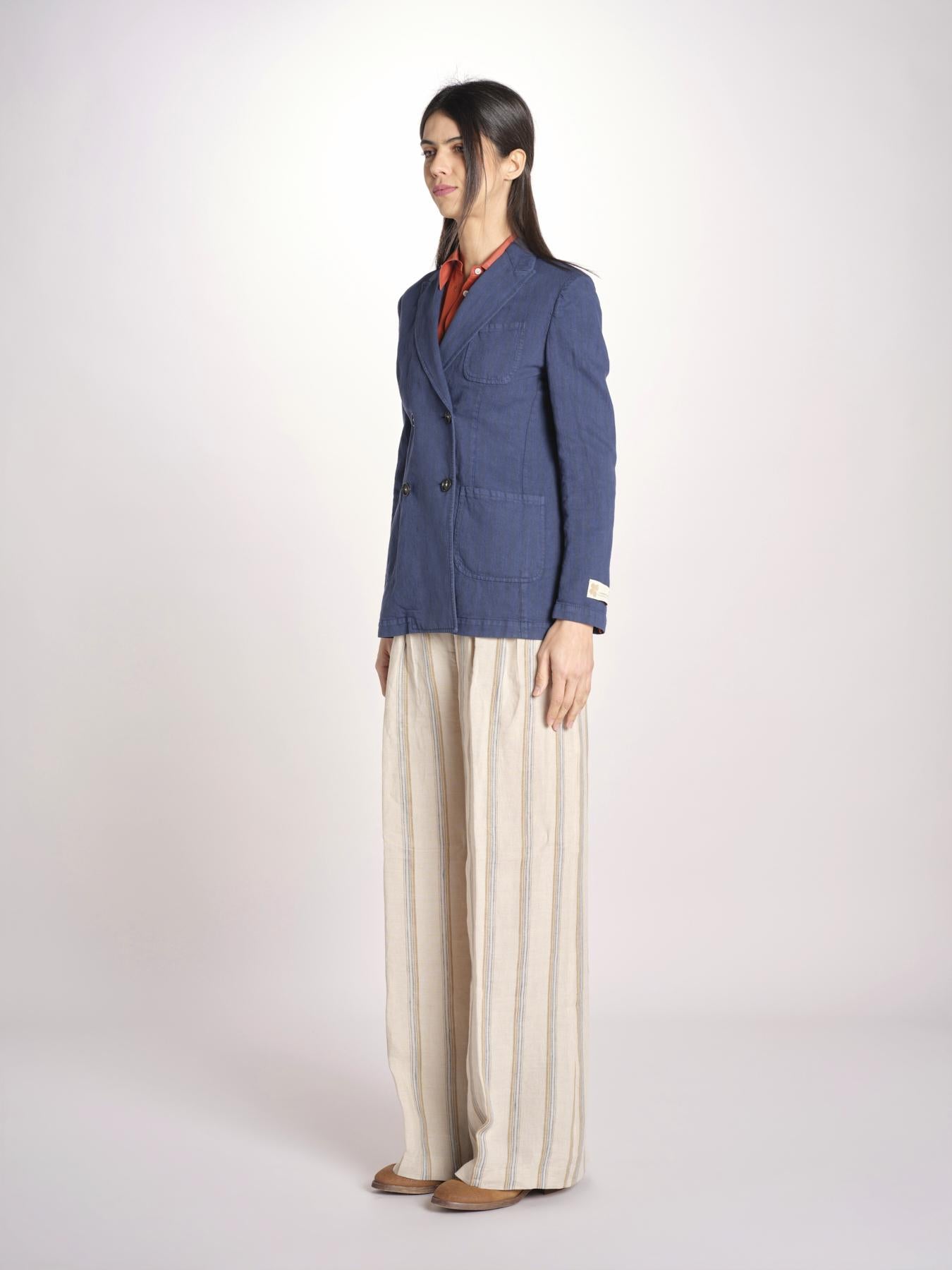 giacca doppopiopetto P29D0INDIA midnight blue massimo alba 