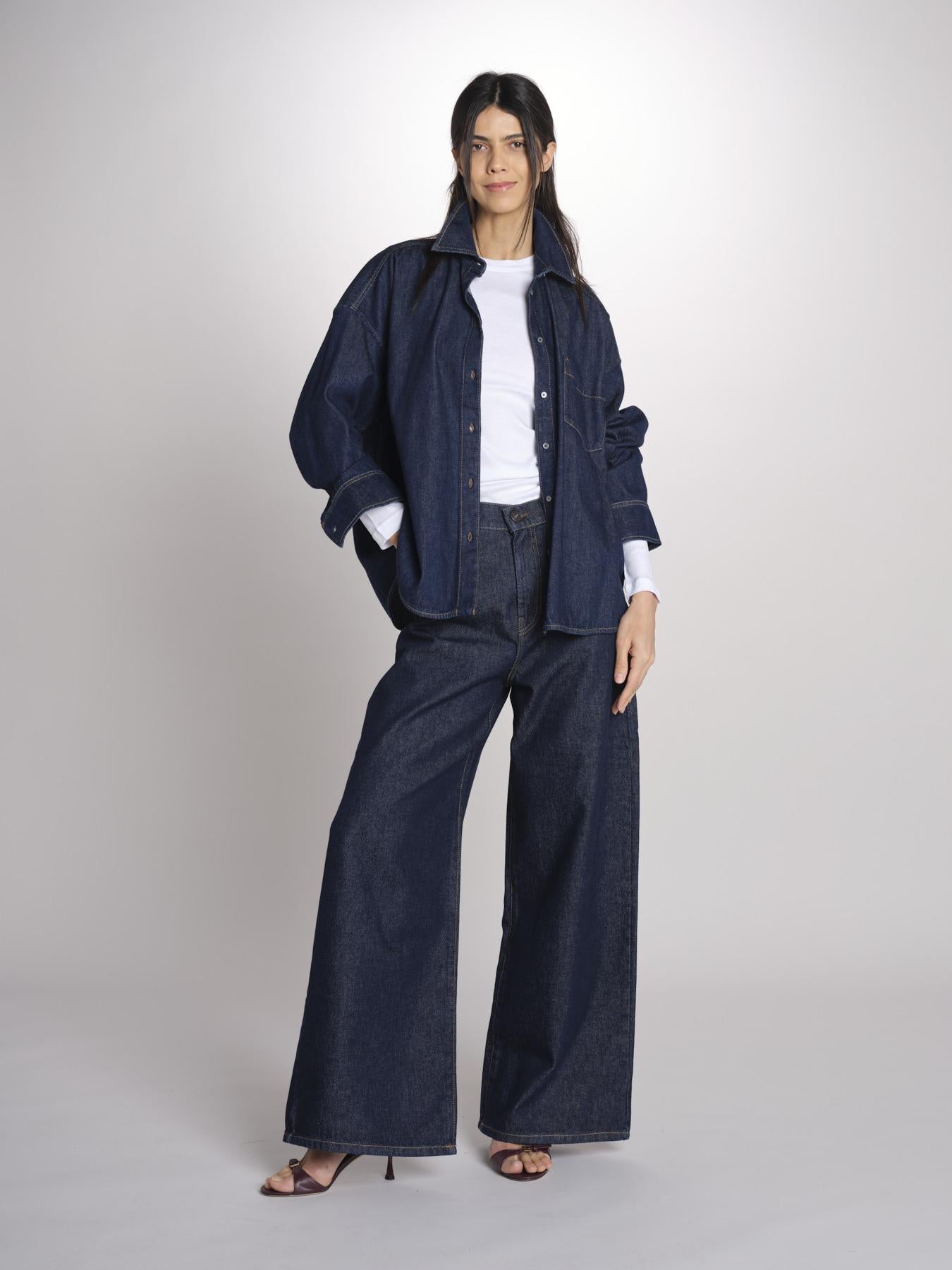 jeans 5 tasche dalla silhouette ampia TABELLA 2615181031600 001 BLU weekend maxmara 