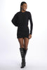 Mini dress m/l crossed skirt