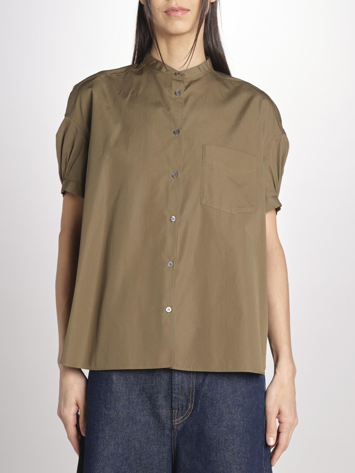 camicia guru a manica corta 5410 85237 MILITARE aspesi 