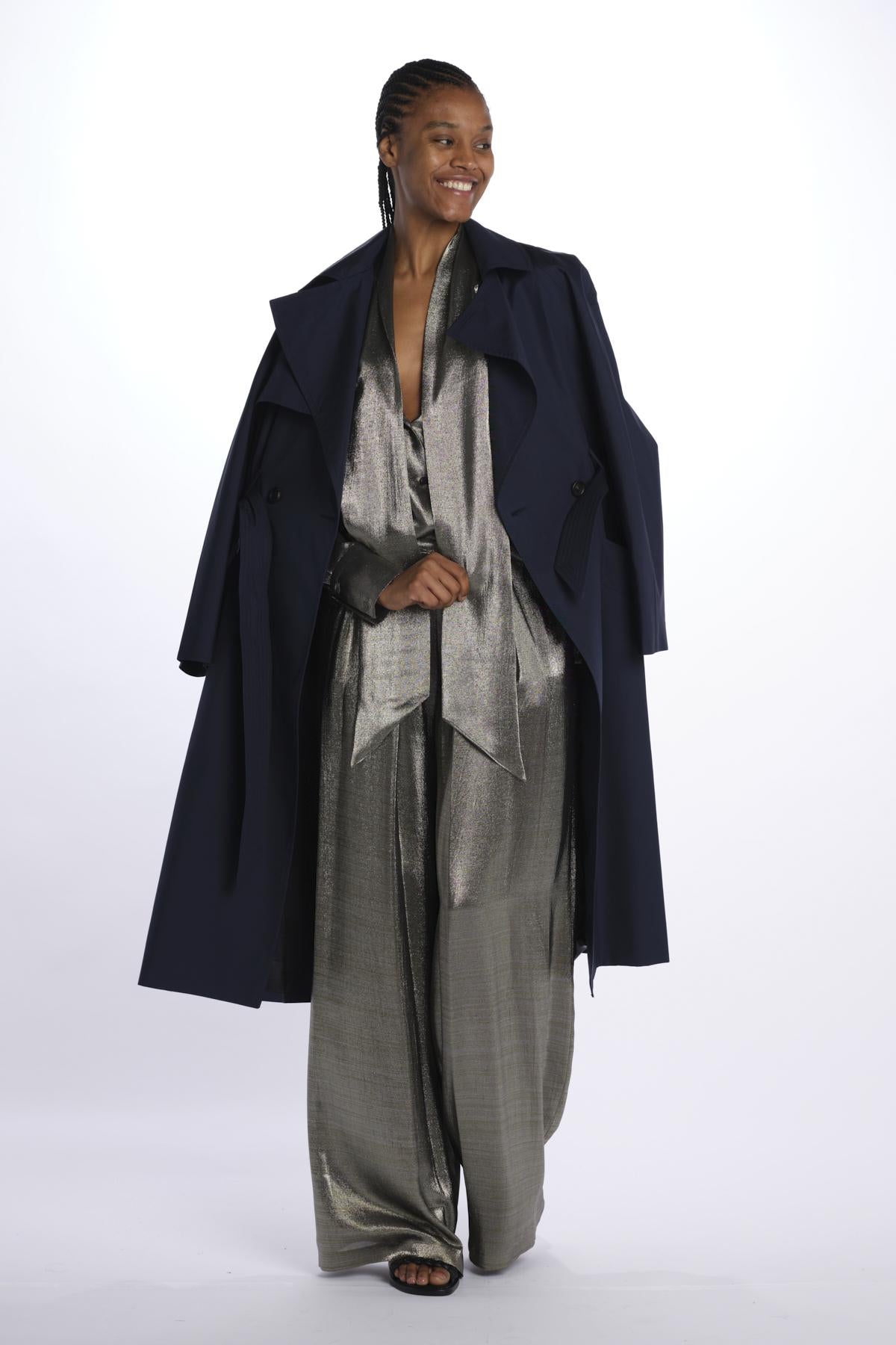 Trench cotone A20M08 NAVY martin grant 
