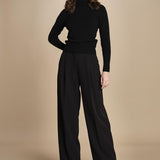 pantalone pinces bistretch AXEL  TLWC3104J0094ABTPB BLACK T00002 the latest 