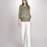 Gilet SS156146 01 SAGE GREEN alpha 