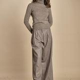 pantalone due pinces lana e seta. PETRA PE81 RES MA nine in the morning 