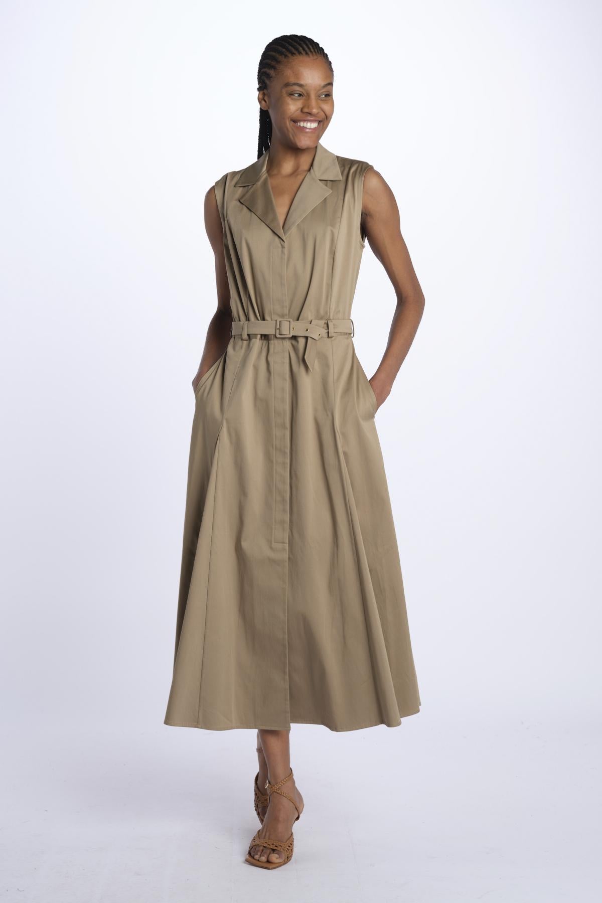 TARANTO chemisier s/m TARANTO BEIGE crida 