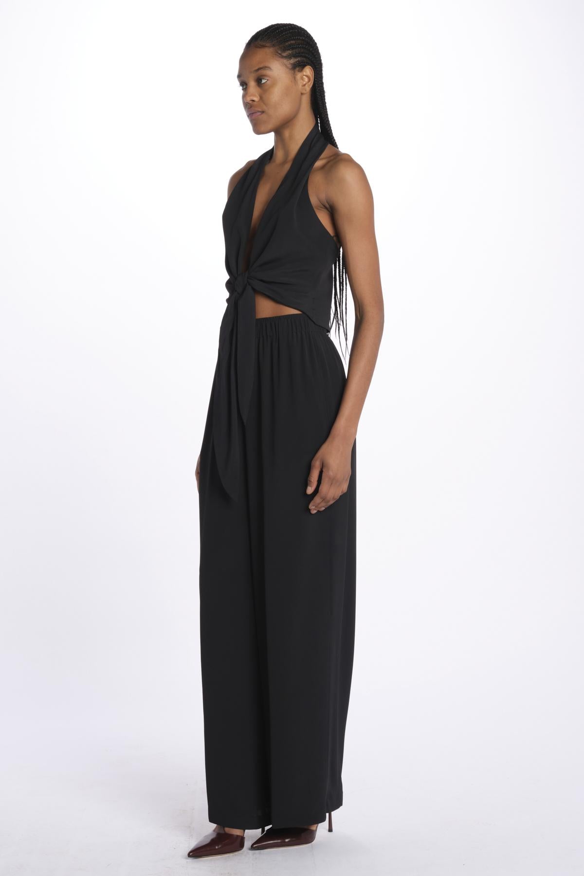 Top con nodo 41352-412 NERO federica tosi 