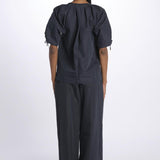 Camicia SHIRRED manica sbuffo 21640LCO MIDNIGHT phillip lim 