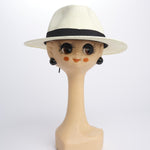 BELIZA cappello panama 03BG285 NERO bagatelle france 