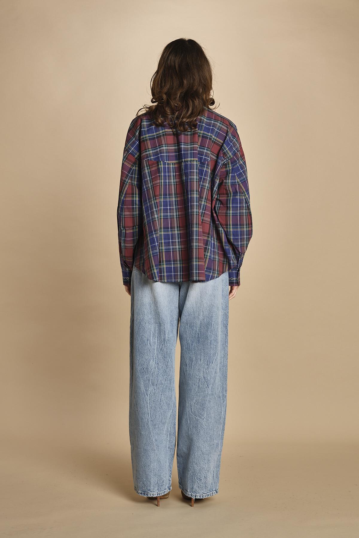 camicia girocollo scozzese GALATEA CHB CHECK B bellerose 