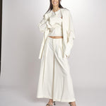 blazer in creepe BIRKIN MJD514_76C555 ECRU jejia 