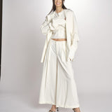 blazer in creepe BIRKIN MJD514_76C555 ECRU jejia 