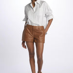 Shorts HOLLY pelle 5469175 COGNAC herskind 