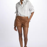 Shorts HOLLY pelle 5469175 COGNAC herskind 