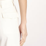 pantalone over con pinces BILLIE 3111 T0162 MILK T0416 the latest 