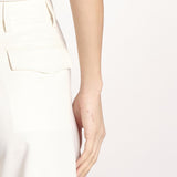 pantalone over con pinces BILLIE 3111 T0162 MILK T0416 the latest 